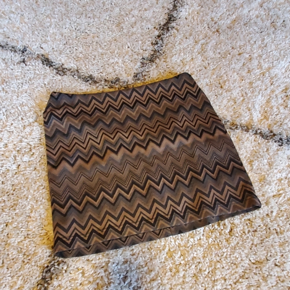 Chevron skirt